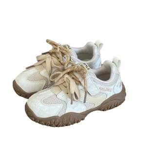 Spring New Track Field Shoes for Kids Boys Girls Non slip Sneakers with Soft Bottom Breathable Running Shoes for Autumn