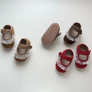 Spring Newborn Baby Shoes Soft Bottom Toddler Girls Shoes Fashionable Infant Walking Shoes