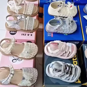 Spring Summer Children’s Sandals Boys and Girls 1-5 Years Old Soft Sole Non slip Children Sports Beach Sandals