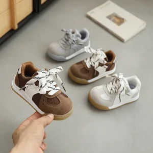 Spring Summer Newest Children Retro Sneakers Soft Sole Casual Boys Girls Sports Shoes