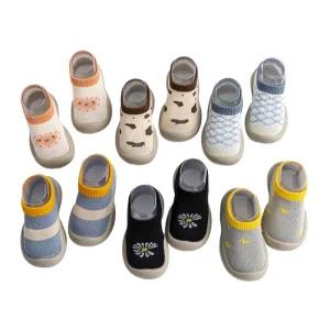 Spring Summer and Autumn Thin Baby Shoes Socks Soft Sole Toddler Shoes Socks Non slip Shoes Socks