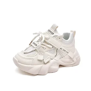 Spring Toddler Chunky Sneakers for Boys Girls Soft Sole Breathable Anti-Slip Running Shoes Infant Lightweight Casual Walking