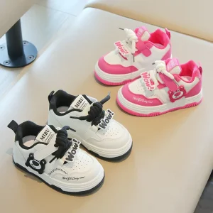Spring and Autumn Children’s Fashion Cartoon Cute Casual Board Shoes Soft Soled Comfortable Sports Shoes for Girls