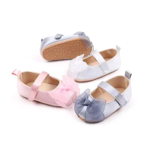 Spring and Autumn Girls Princess Shoes Soft Shoes for Baby Girl 1 Year Non Slip Girl Baby Shoes Supply