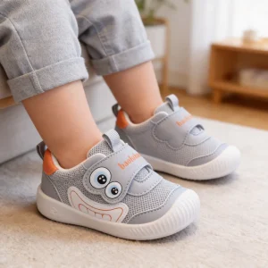 Spring and Autumn Kids’ Casual Shoes Soft and Skin-Friendly Sneakers Comfortable for Daily Wear