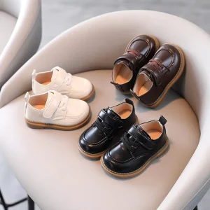Spring and Autumn New Children’s Walking Shoe Kids Causal Leather Shoes Children Students School Shoes