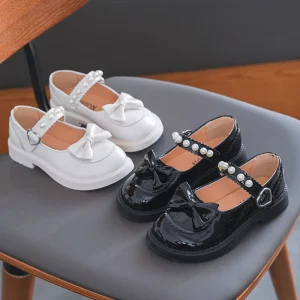 Spring and Autumn Pu Fashion School Shoes Princes Girls Kids Shoes