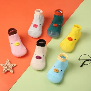 Spring and Autumn Toddler Shoes Children’s Silicone Soft Soled Front Shoes Kindergarten Indoor Non slip Floor Shoes
