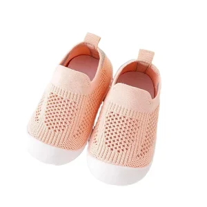 Spring and Summer Breathable Anti Slip Soft Soles Walking Shoes Newborn Baby Kids Light Shoes for Boys and Girls