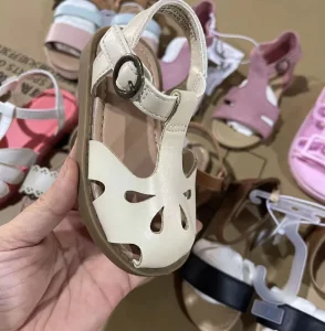 Stock Lot Apparel Baby Kids Sandals Girls Shoes Summer Girls Sandals Shoes Children Flat Sandals Cute Shoes