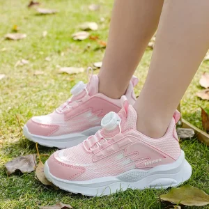 Student Sneakers for Girls and Kids Summer Casual Shoes with Mesh Upper and EVA Midsole