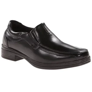 Students Fashion PU Leather Dress Formal Black Kids School Shoes for Boys