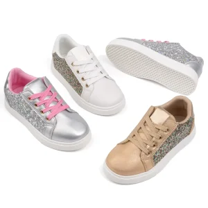 Stylish Kids Glitter Sneakers Comfortable and Trendy Kid Children Causal Shoes Sports Shoes