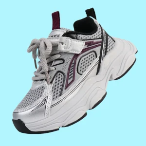 Stylish Kids Sport Shoes Lightweight Retro Sneakers Boys Girls Anti Slippery Breathable Children Sport Shoes