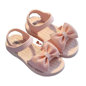 Summer Anti slip Bowknot Dress Kids Sandals Slippers Bowknot Casual Girls Princess Sandals Soft Sole Sandals for Kids Shoes