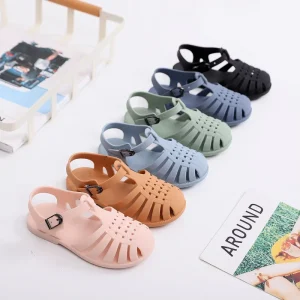 Summer Anti slip Lightweight Kids School Sandals Children’s Flat Beach Sandals for Kids Girls