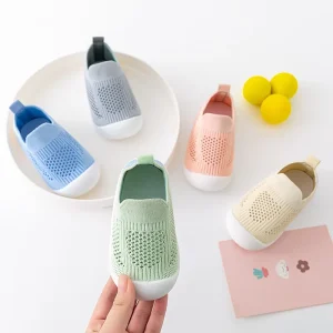 Summer Baby Breathable Mesh Infant Toddler Sock Shoes Soft Rubber Sole Lightweight Unisex Slipper Shoes