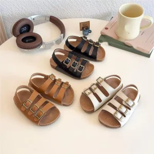 Summer Baby Children Shoes Outwear Flat Sandals for Girls Boys