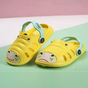 Summer Baby Girls & Boys Toddler Sandals Beach for Flip Shoes Cute Cartoon Animal Prints EVA Anti-Slippery Breathable