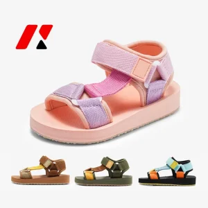 Summer Baby Girls Sandals Toddlers Soft Sole Shoes First Walker Children Casual Toddler Beach Slide Rubber Sandals for Kids