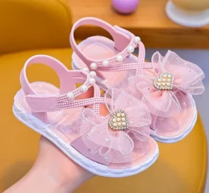 Summer Baby Soft Sole Anti slip Preschool Walking Shoes Cartoon Girls Outdoor Cute Sandals for Kids