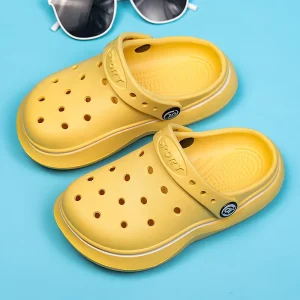 Summer Beach Kids Clogs Shoes Boys Girls Solid Non Slip Children Garde Sandals Home EVA Slippers Sandals