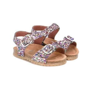 Summer Beach Sandals for Kids Rubber Sole Patent Leather Kids Sandal Flat Feet Toddler Girls Sandals