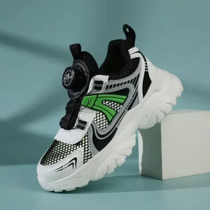 Summer Breathable Light Weight Kids Sports Shoes Mesh Upper EVA Midsole Cotton Lining for Boys