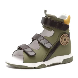 Summer Breathable Pediatric Corrective Sandals Orthopedic Flat Feet Shoes for Toddlers and Boys