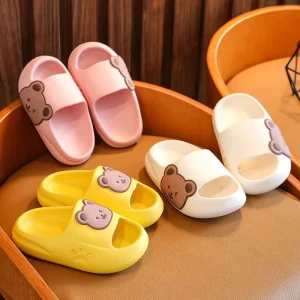 Summer Cartoon Kids Sandals Boys Girls Unisex Non Slip Bathroom Bath School Children Infant Baby Slippers Children’s Shoes