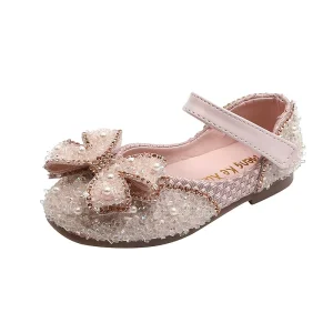 Summer Casual Girls Butterfly Diamond Children Dance Shoes