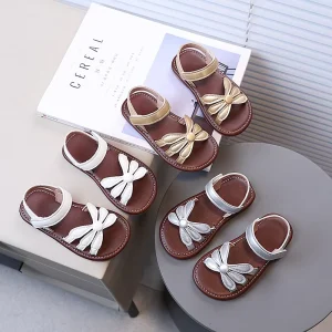 Summer Children Beach Shoes Flower Soft Sole Princess Baby Girls Flat Sandals