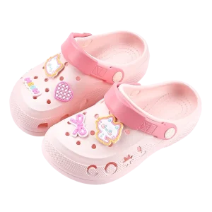 Summer Children Garden Clogs Shoes Boys&Girls Beach Sandal Kids Lightweight Breathable Cute Cartoon Slip Baby Slippers