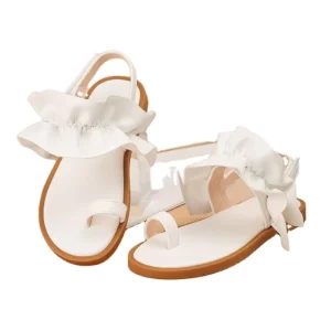 Summer Children Outwear Shoes Soft Sole Ruffles Sweet Princess Girls Sandals