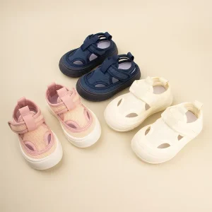 Summer Children Walking School Shoes Soft Sole Breathable Sandals for Baby & Kids Boys Girls