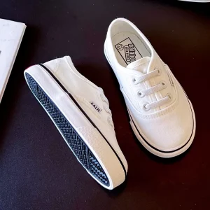 Summer Children’s Canvas Shoes Kids Slides Soft Bottom Parent Child Baby Shoes