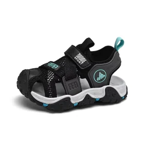Summer Children’s Sandals Breathable Beach Shoes for Outdoor Leisure Sports for Buckle Strap Ribbon Design for Kid Boys Girls