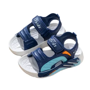 Summer Children’s Sandals Non Slip Soft Sole for Big Kids and Toddlers Magic Tape Baby Beach Shoes for Girls