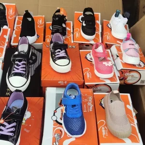 Summer Children’s Shoes Boys Casual Breathable Children’s Sports Shoes Canvas Mixed Design