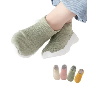 Summer Crib Shoes for Kids Prewalker Casual Everyday Flats Soft Soled Anti-slip Feature TPR Slip-on Breathable