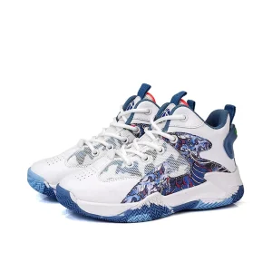 Summer Cross-Border Shipped One Pair Double Mesh Kids Basketball Sneakers Breathable Sports Shoes for Children Running