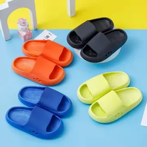 Summer Custom New Kids Solid Sandals Children’s Slippers Casual Soft Soles