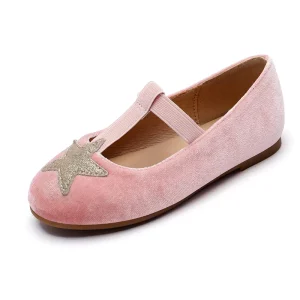 Summer Cute Pattern Pink Star Princess Shoes Little Girl Children’s Casual Shoes
