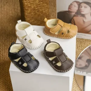 Summer Fashion Baby Shoes New Born First Walk Kids Shoes Light Weight Soft Sole Dress Shoes Handmade Fancy Leather Baby Sandals