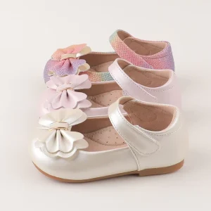 Summer Girls Bow Princess Outdoor Cute Fashion Flat Sandals Toddler Baby Beach Shoes MaryJane Ballet Dance Shoes