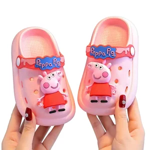 Summer Girls Closed Toe Sandals for Non slip Shoes for Stamping Feeling Baotou Breathable Baby Beach Hole