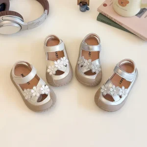 Summer Girls Cute Fashionable Sandals Casual Comfortable Baby Shoes Girls Closed Toe Sandals