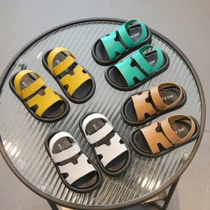 Summer Kids Beach Sandals Soft Bottom Breathable Shoes Open Toe Boys Sandals From China