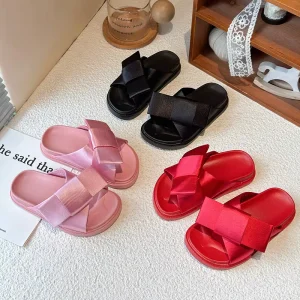 Summer Kids Fashion Shoes Lovely Design Outdoor Outwear Beach Sweet Girls’ Flat Slippers