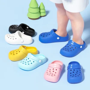 Summer Kids Outdoor Shoes Soft Sole Slippers for Boy and Girl
